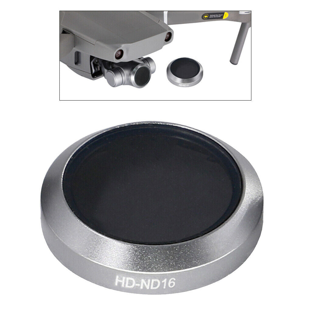 ND16 Lens Filter for DJI Mavic 2 Zoom Drone, Aluminum & Optical Glass