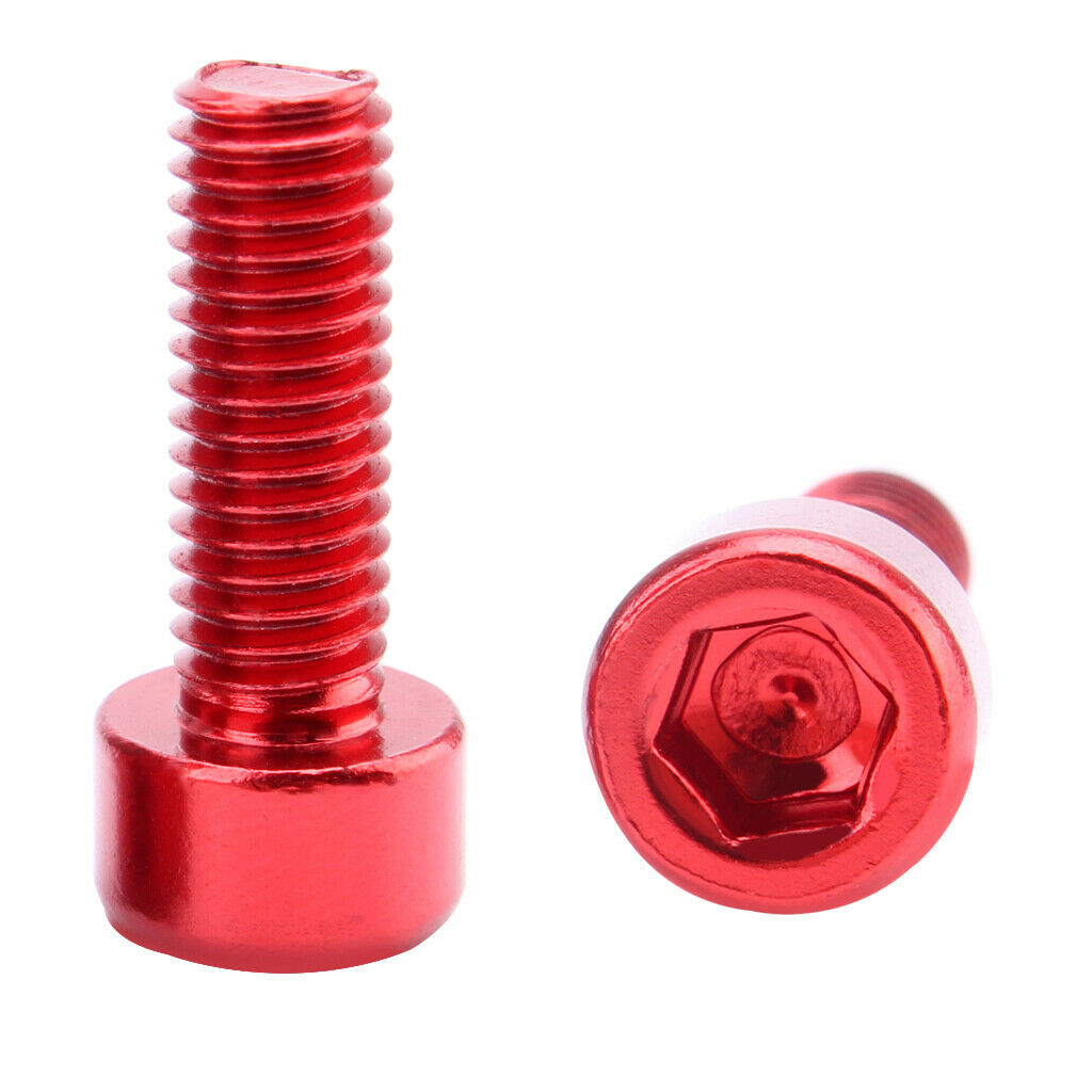 12Pcs Aluminum M5 Bike Bottle Cage Bolts Holder Socket Bracket Rack Screws