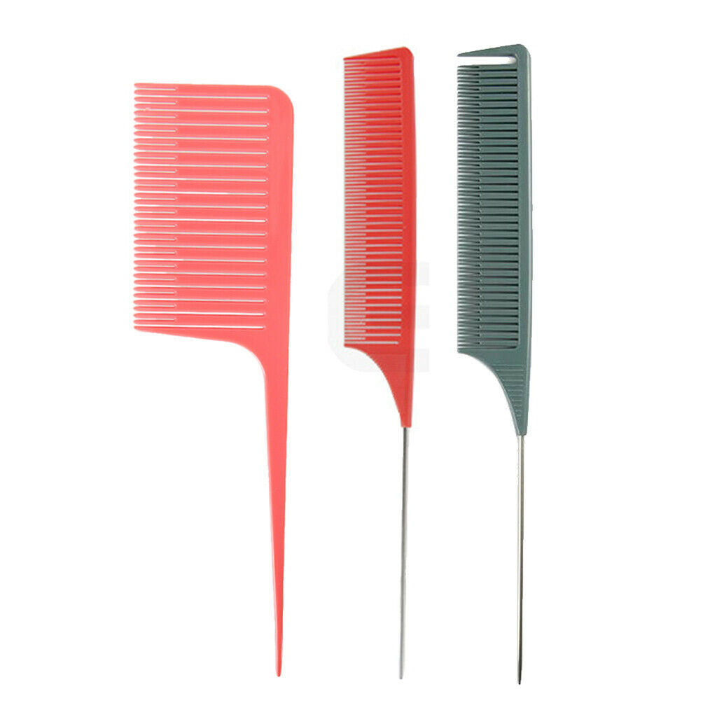3x Women Heat-resistant Weave Highlighting Foiling Hair Comb Highlight