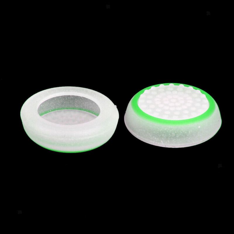 2x 2Pcs Green Luminous Glow in the Dark Joystick Thumbstick Caps for Sony PS4