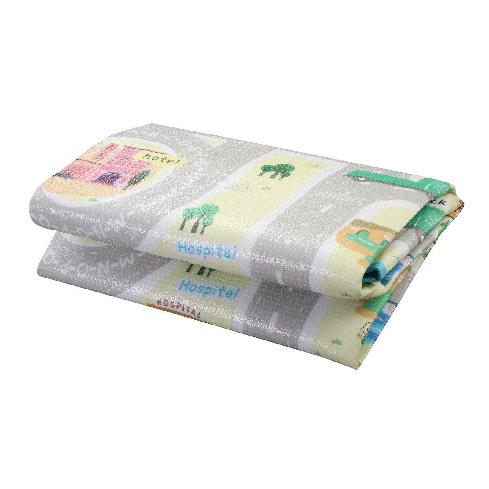 Folding City Life Baby Playmat Non-Toxic Crawling Thickening Mat Indoor