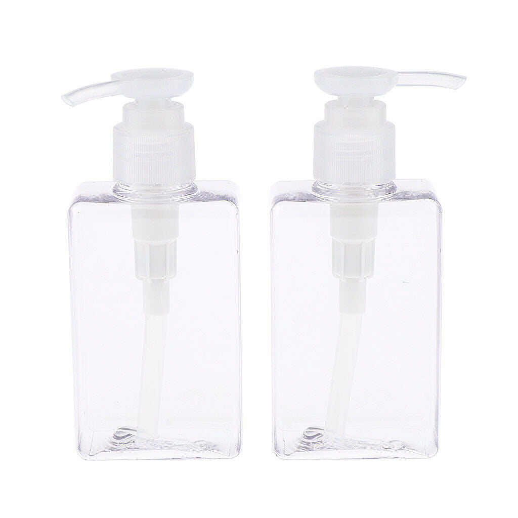 4x 150ml PET Empty Press Pump Bottle Containers for Foundation Emulsion