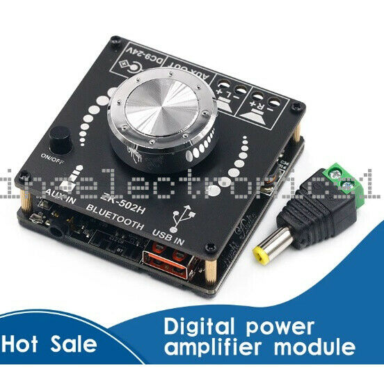 1PCS Bluetooth 5.0 TPA3116D2 HIFI Digital Power Amplifier board 50WX2 Stereo AMP