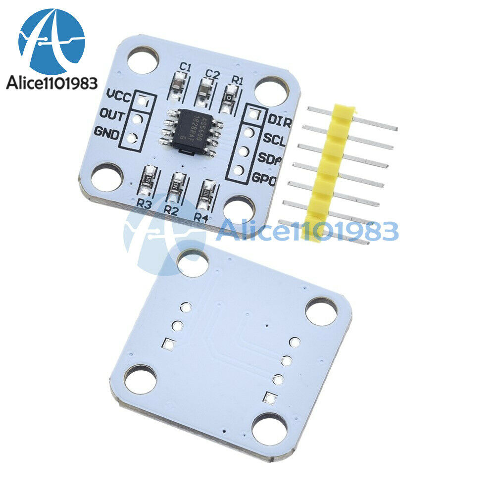 5PCS AS5600 Magnetic Encoder Magnetic Induction Angle Measurement Sensor Module