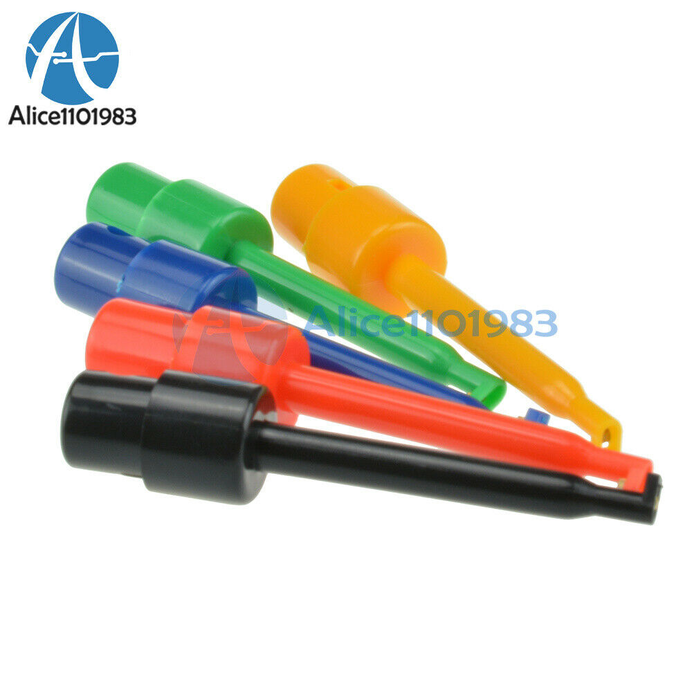 50PCS Large Size Round Single Hook Clip Test Probe for Electronic Testing
