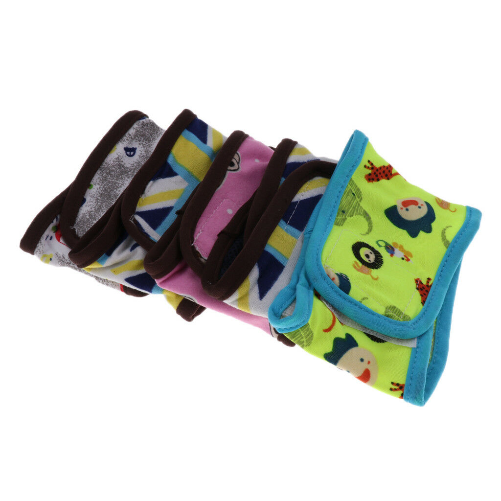 2Pcs Reusable Wrap Diapers for Male Dogs, Washable Puppy Belly Band
