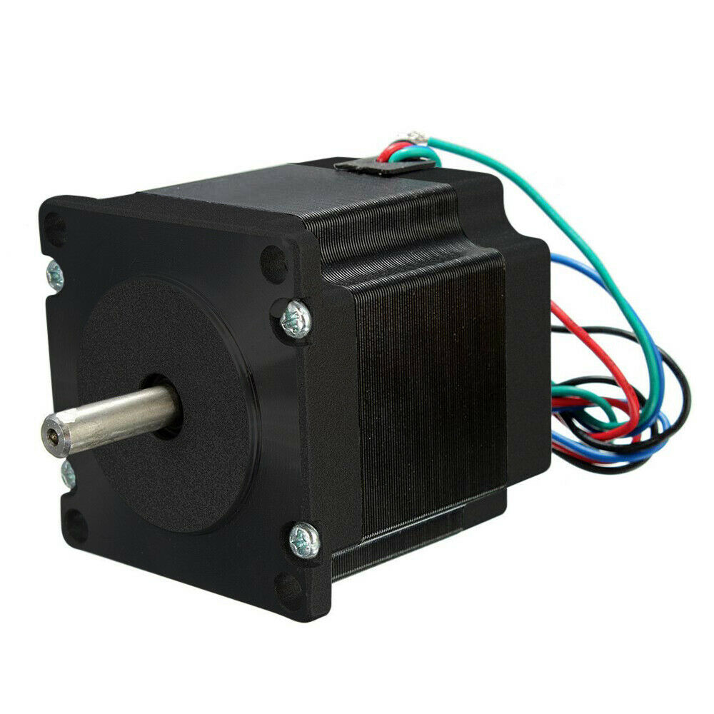 24V Nema 23 Stepper Motor Single Shaft 12.6Kg/cm 1.8Degree 4Leads 56mm 4 Channel