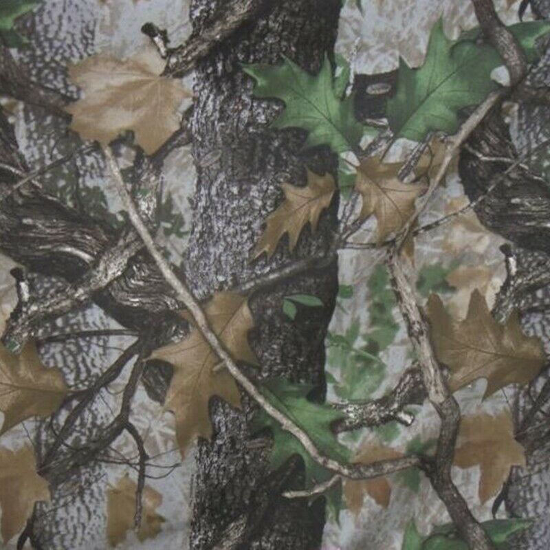 1.42M Width Bionic Camo Fabric Polyester Tree Leaves Camouflage Cloth f/Hunting
