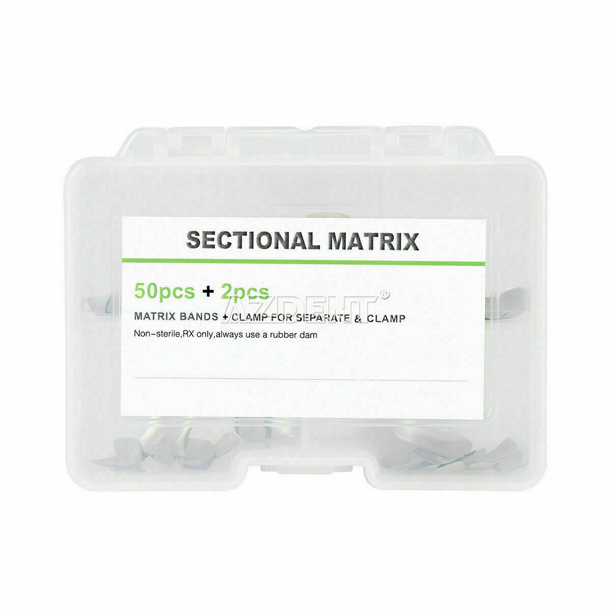 Dental Sectional Contoured Metal Matrices Matrix Refill F2 Matrix Bands AZDENT