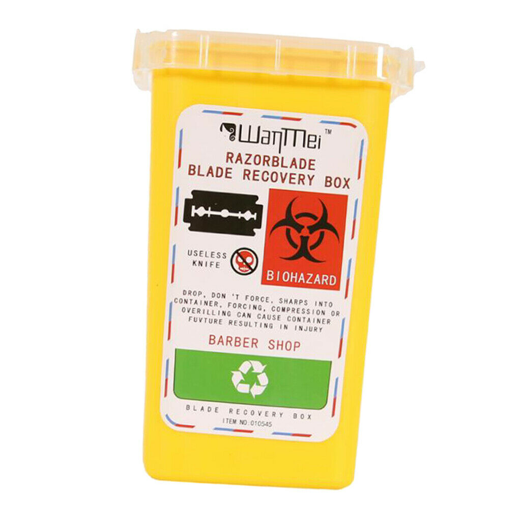 3 Color Plastic  Sharps Biohazard Needles Blade Disposal Container Bin