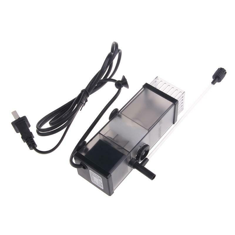 5W Oil Film Remover Water Protein Surface Skimmer Filter For Fish Tank Aquarium