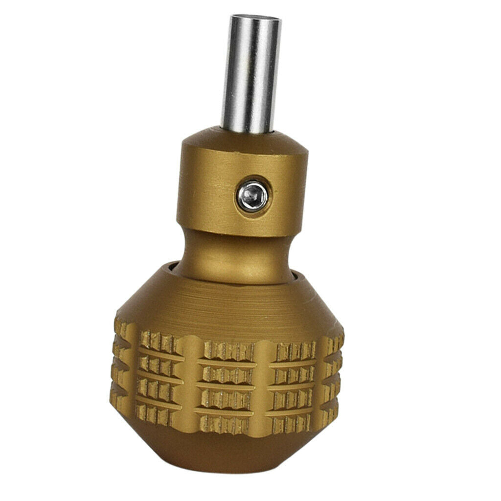 Alloy Tattoo Machine Self Locking Handle Grip Holder Needle Bar Tube Yellow