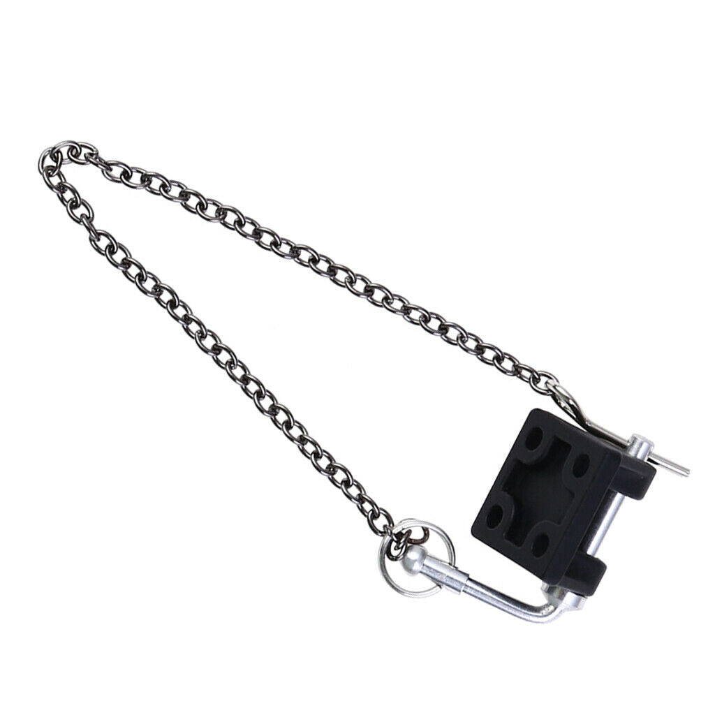 1 lot Metal Hitch Trailer Hook for TRX4 Axial SCX10 II 90046 90047 RC Black