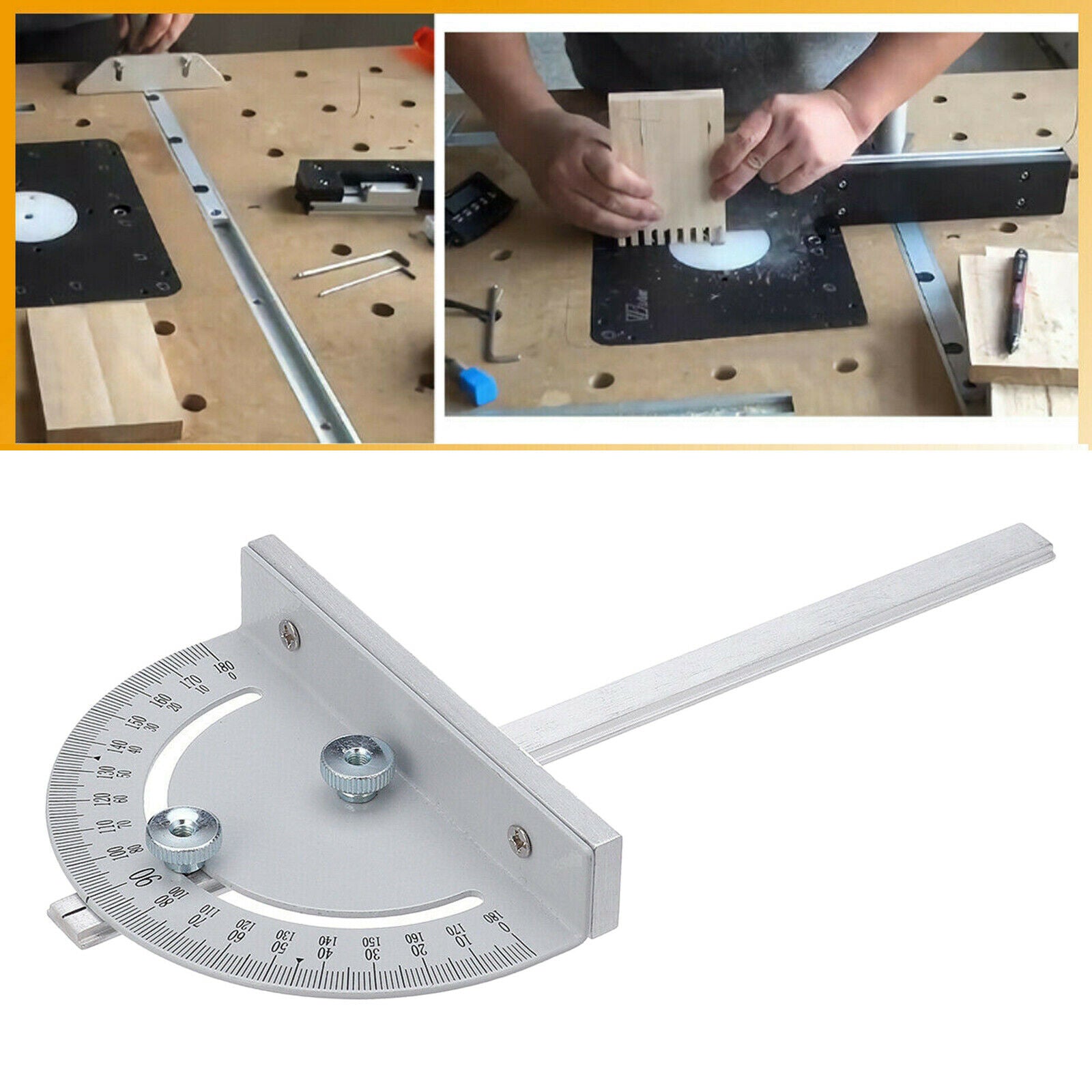 Mini DIY Woodworking Angle Ruler Woodworking Machine Track Measuring Tool