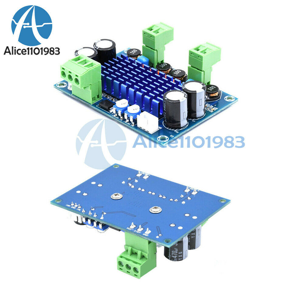 120W*120W TPA3116D2 Digital Power Amplifier Board 8-28V Audio Amp Module