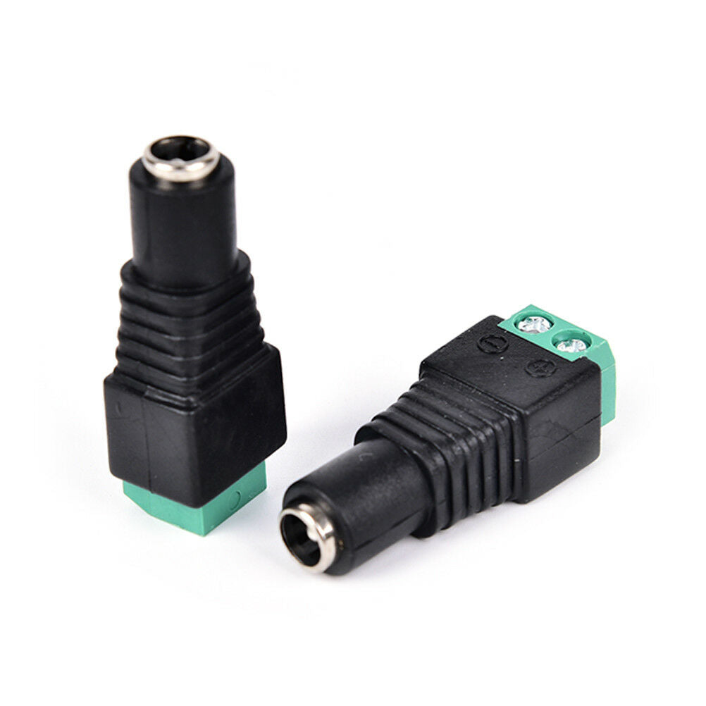 5 x 5.5x2.1mm female jack dc power adapter connector plug for cctv camera  G SJ