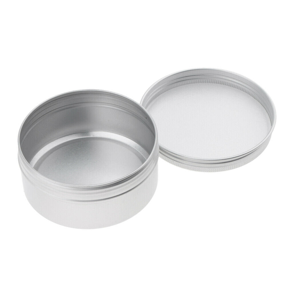 (50ml &150ml) 20 Pcs Metal Tin Cans, Round Empty Container Cans with Screw Caps