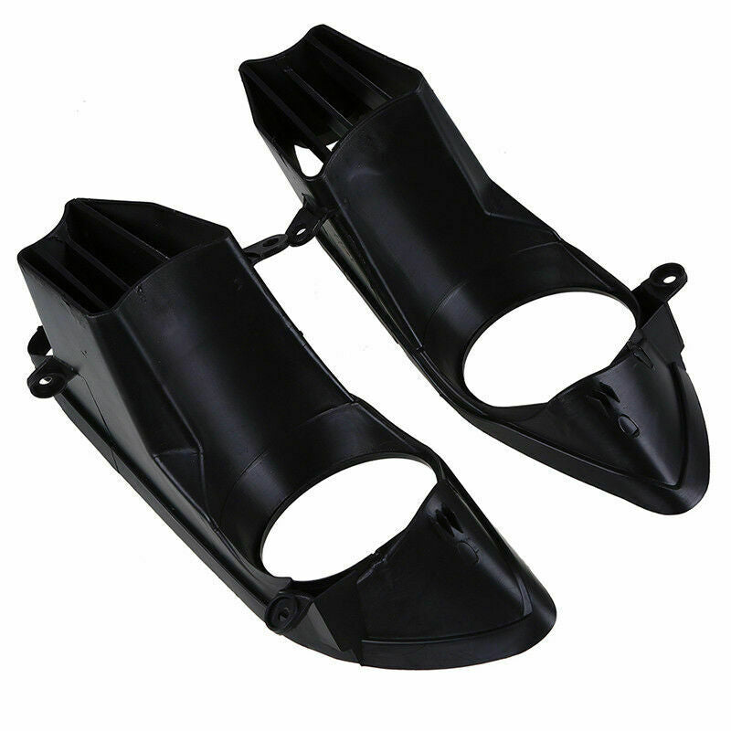 Pair Motorcycle Headlight Cover for Yamaha YZF R1 2009-2011 2010 Black New