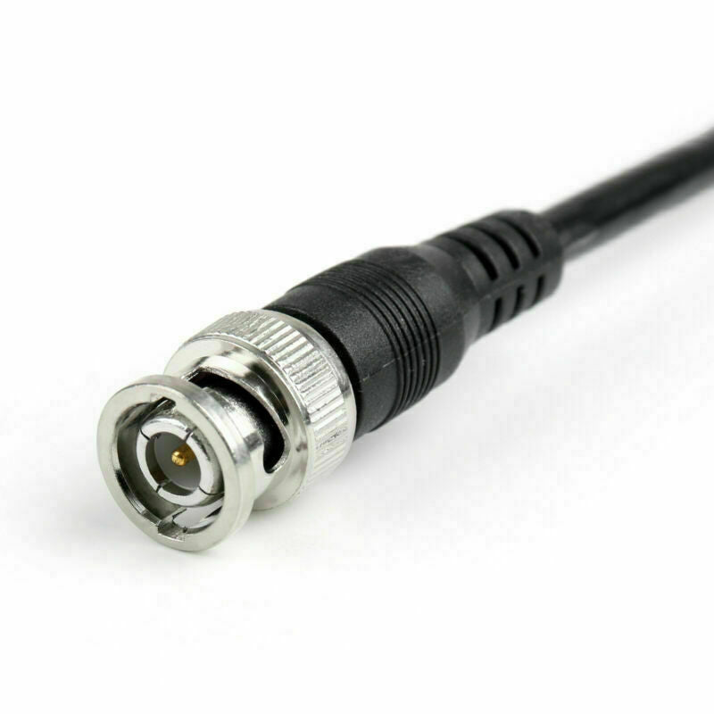 10x BNC Male to RCA Male 75ohm Audio Video Lead Coax Cable For Camera 1.5M  AT2