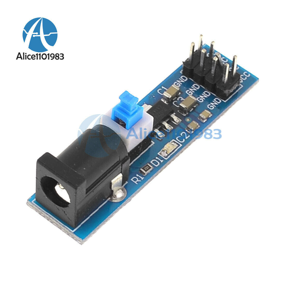 5PCS 3.3V Output AMS1117-3.3 V DC/DC Power Supply Module Voltage Regulator