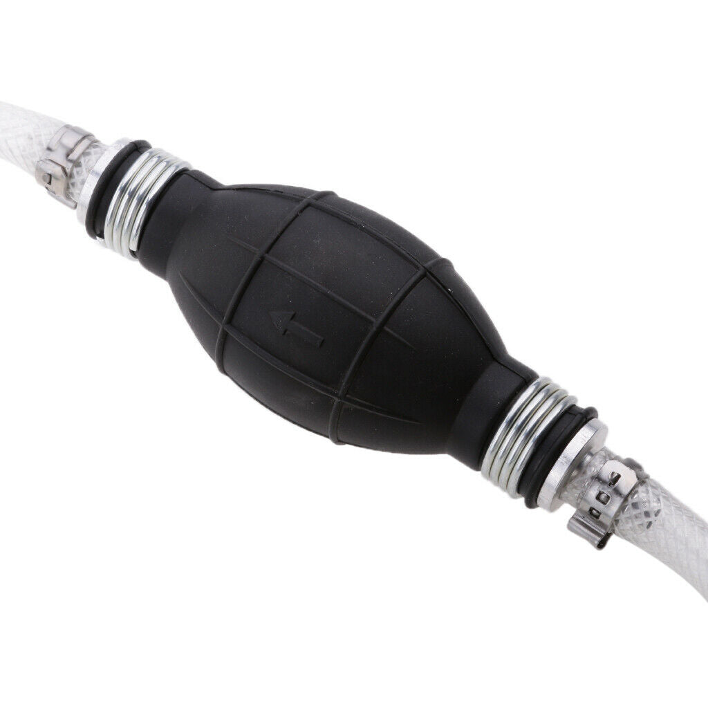 Universal 5/16" Fuel Gas Line Hose Outboard Primer Bulb for Boat White