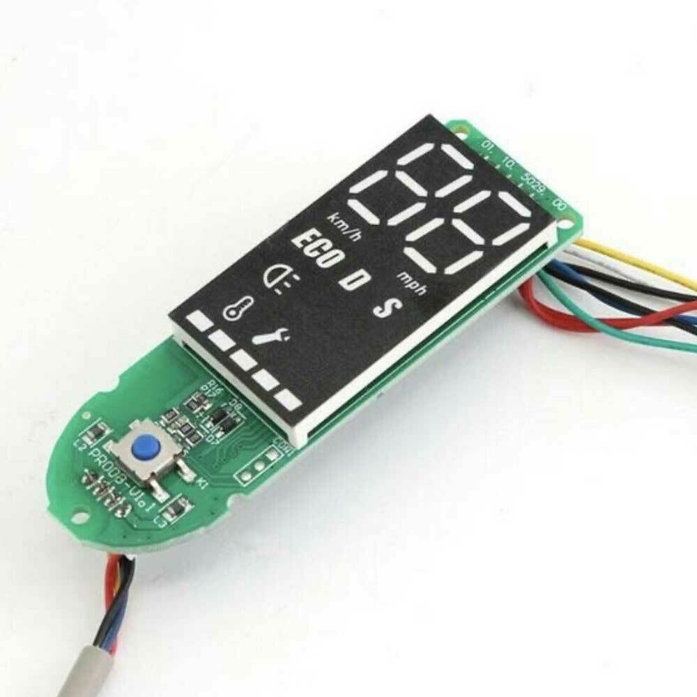 Scooter Circuit Board Set Electric Dashboard Replacement with Dashboard Cover LI