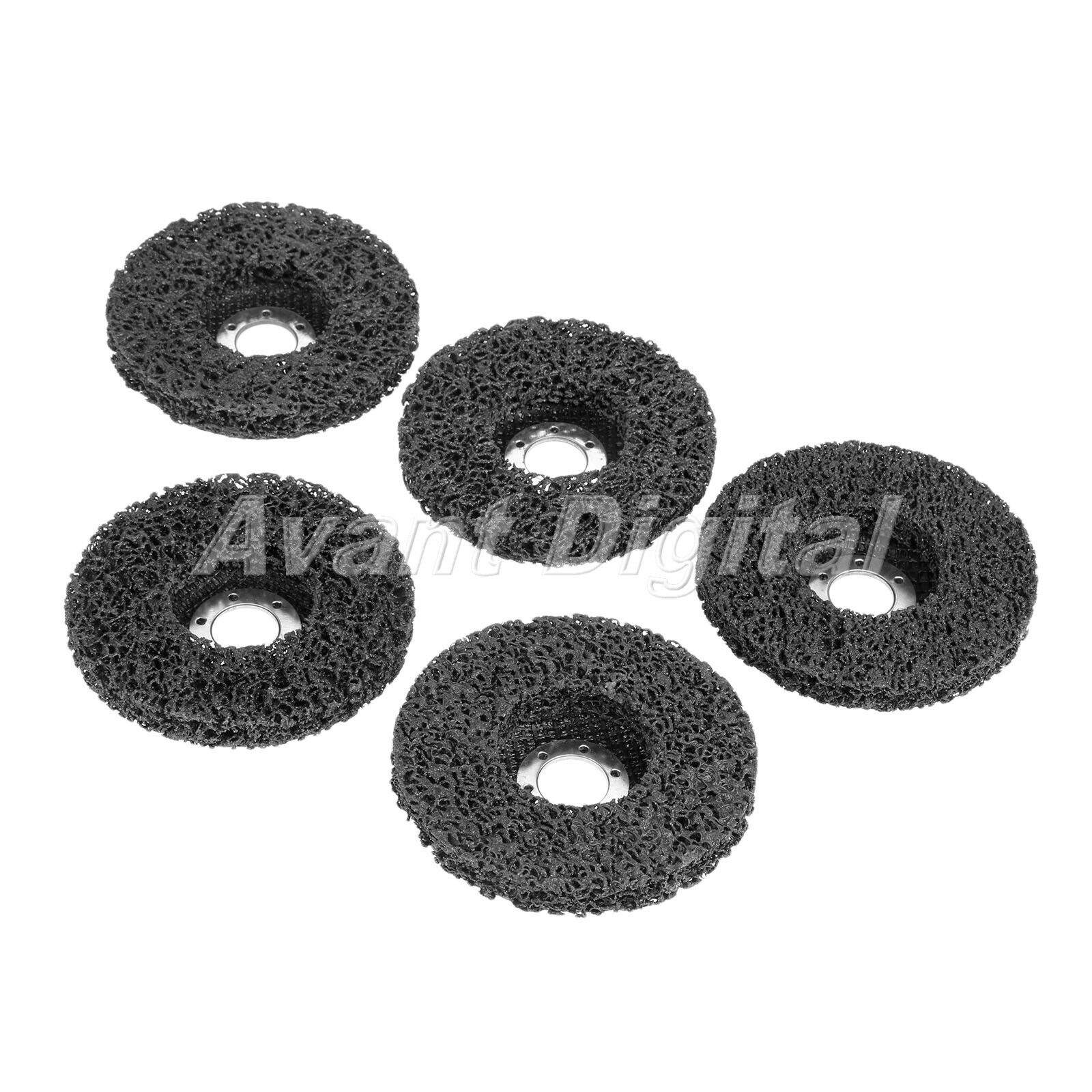 5Pcs Clean Strip Paint Rust Removal Grinding Disc Polishing Wheel Angle Grinder