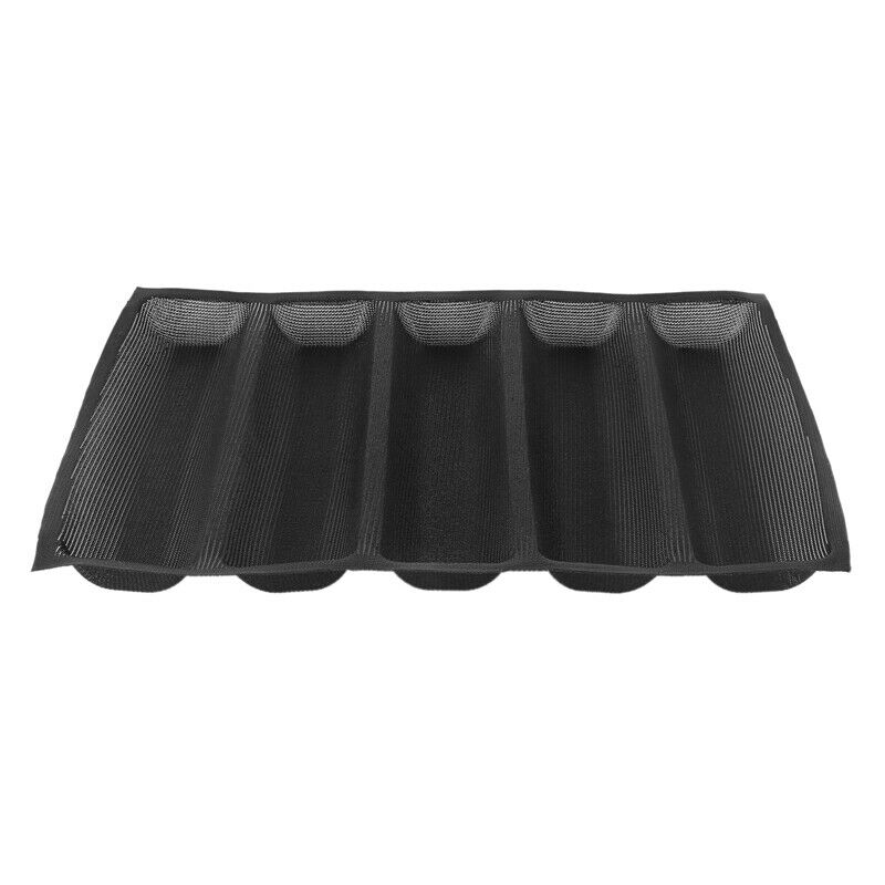 Silicone  Pan - Non-Stick Perforated Fench Bread Pan Forms , Hot Dog Molds , BG6