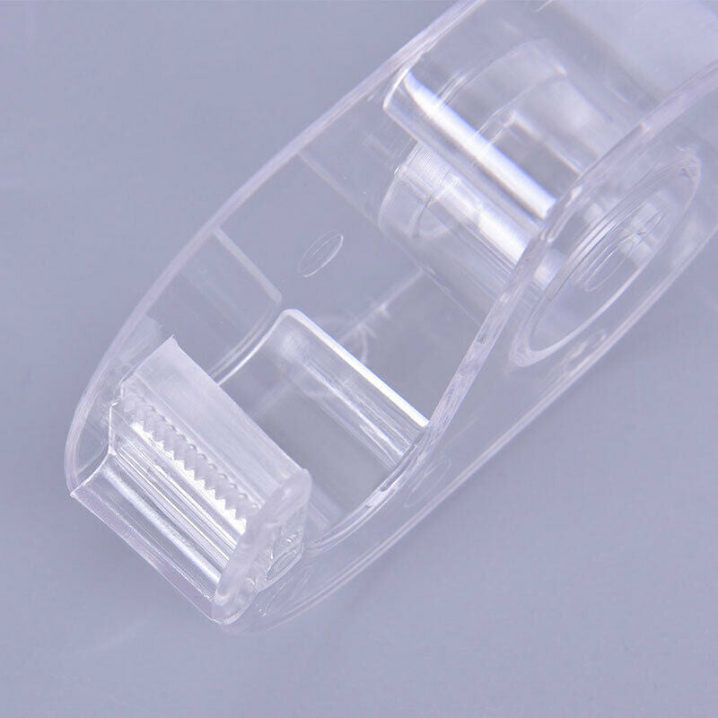 1pc Transparent Tape Dispenser Cutting Student Tape Dispenser Acrylic Sta.l8