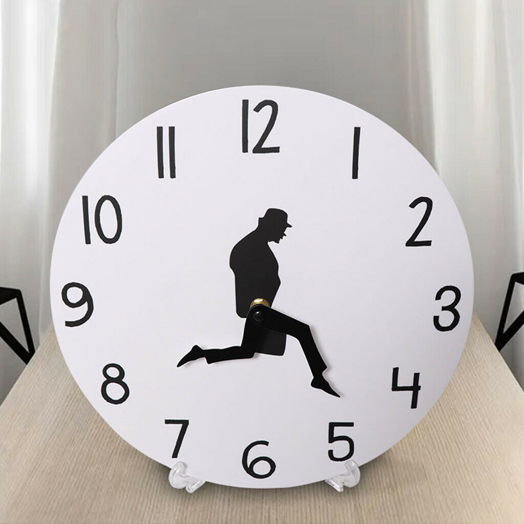 Round Modern Unique Wall Clock Art Living Room Hotel Home Living Room Decor