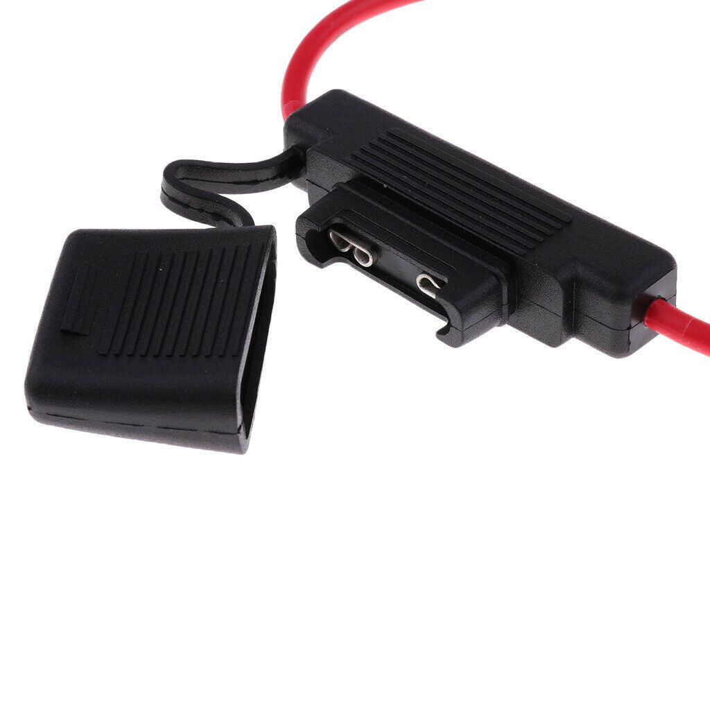 2 Pieces 10 AWG Scosche ATC Heavy Duty Fuse Holder 12 Volt Car Boat