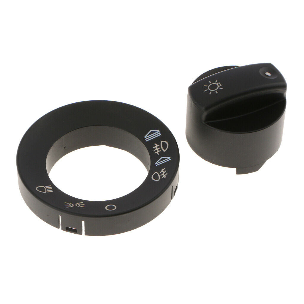 2 Pieces Headlight Fog Light Switch Repair Kit Cover for Audi 8E094153A