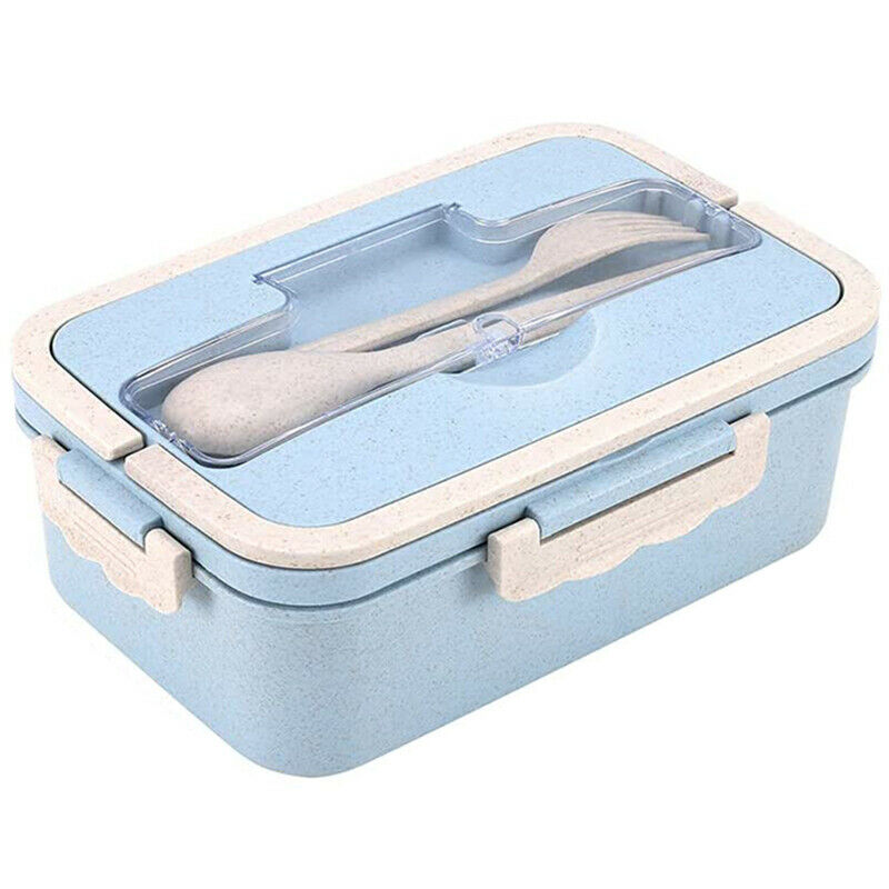 Bento Box for Adults with 3 Compartment, 1500ML Lunch Box for Kids with SpooK9N7