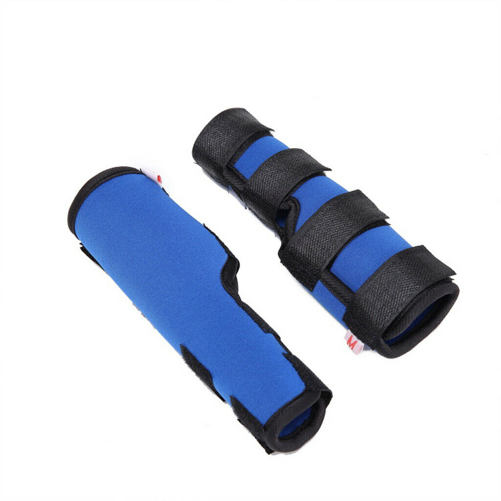 Neoprene Pet Dog Foot Protective Pet Knee Pads Dog Joint Wrap Brace Blue S