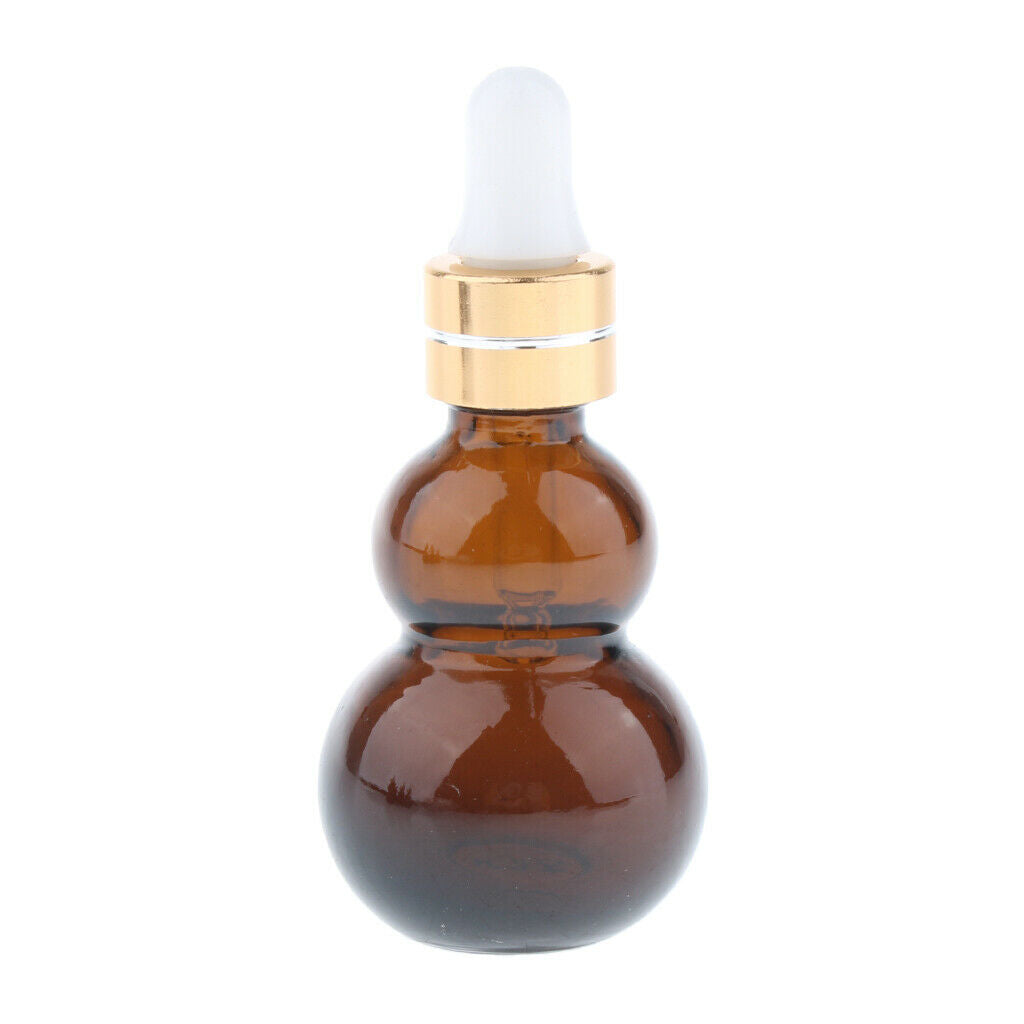 24pcs Gourd Glass Dropper Bottles Vials w/ Dispenser for Essential Oils