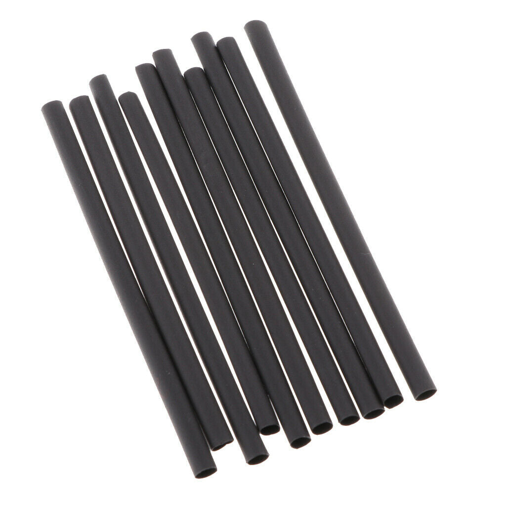 10 Pieces Shrink Tube Hose Wrap Cable 3.5 Mm Black