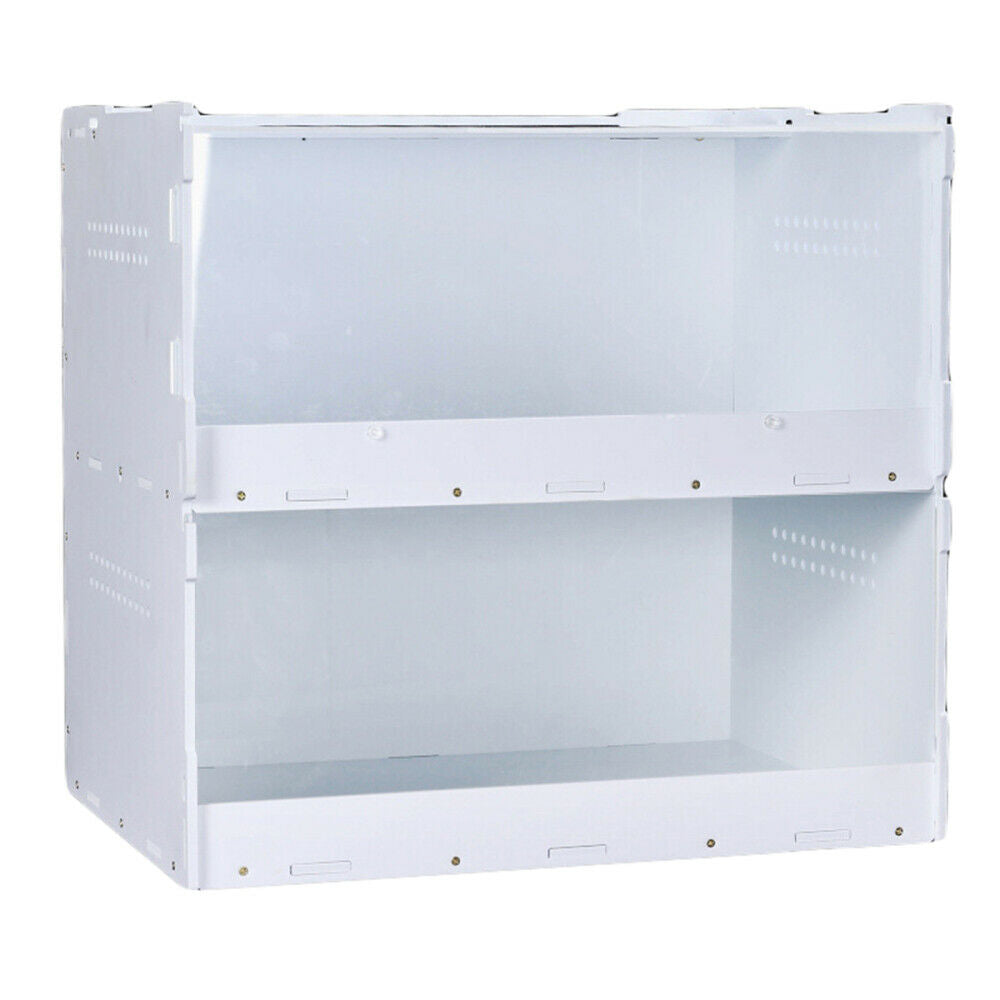 Double-deck Reptile Breeding Box House Cage for Lizard Geckos Frog Turtle