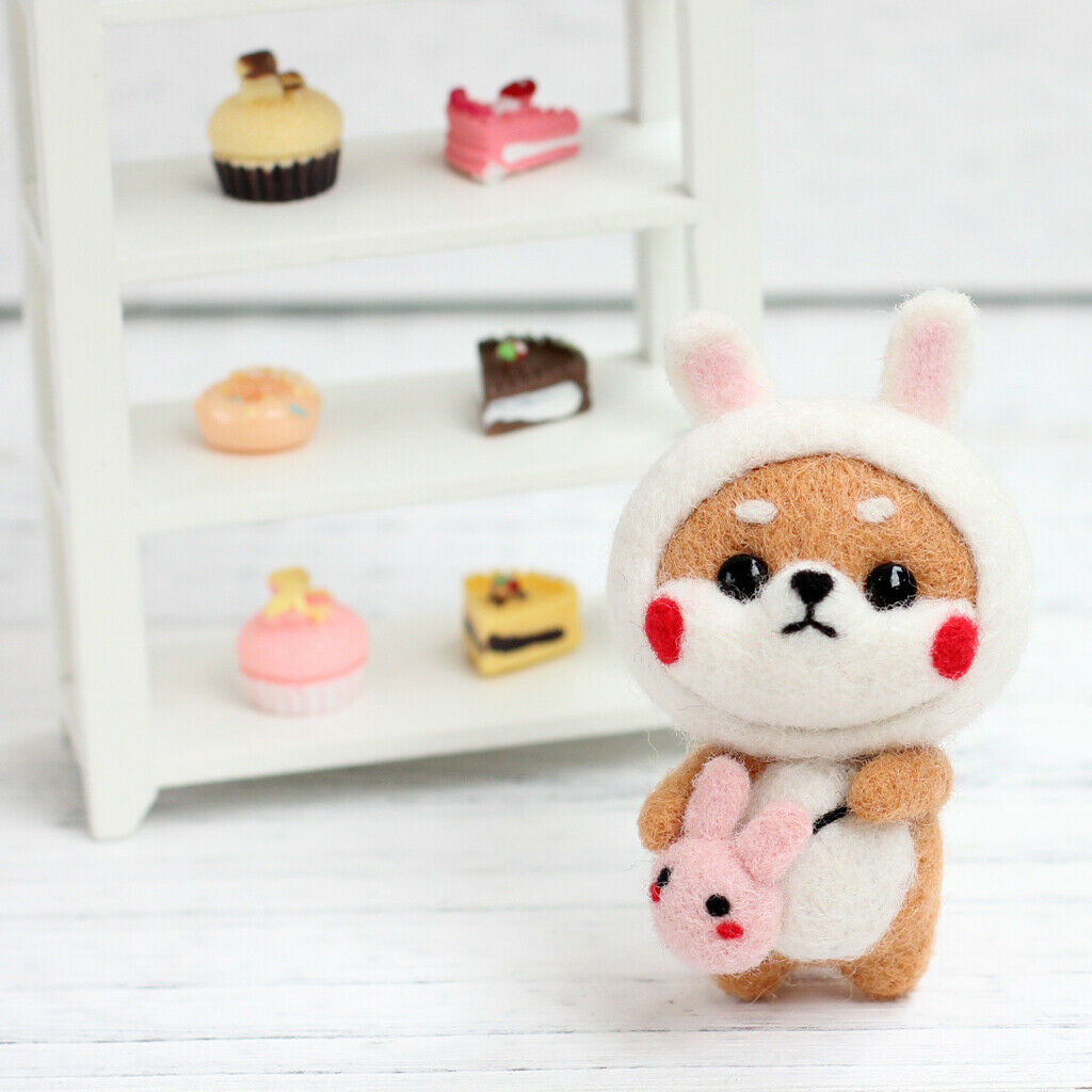Lovely Dog Needle Felting Kit For Beginners with Basic Tools and Tutorials 5