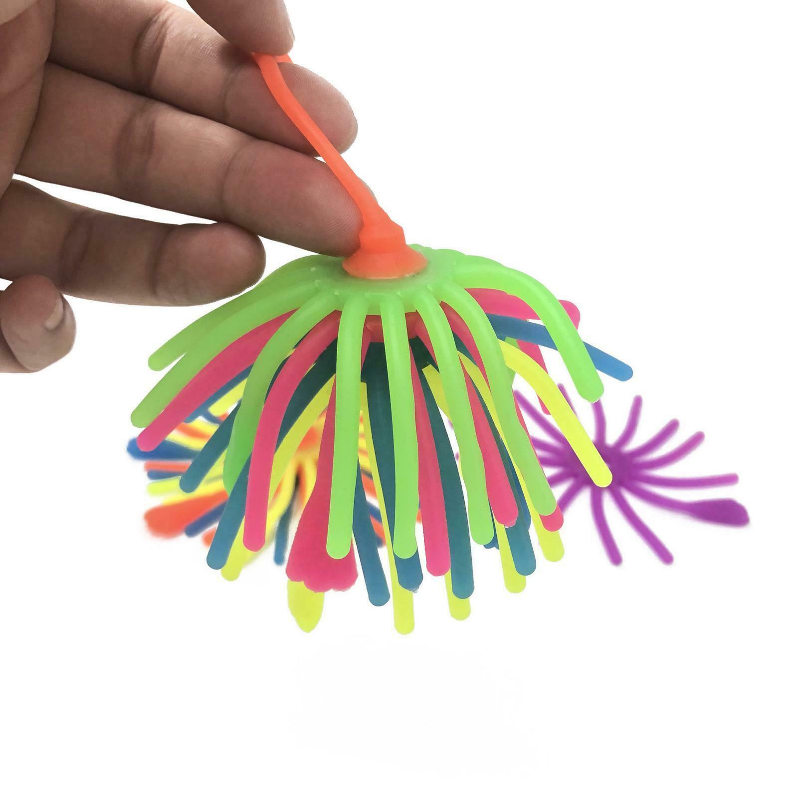 Soft TPR Stretchy String Fidget Kids Anti Stress Bouncy Ball Toys Rope