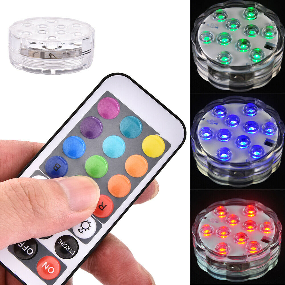 16Colors Underwater Swimming Pool Light RGB LED for Pond Party Garden Hot Tub