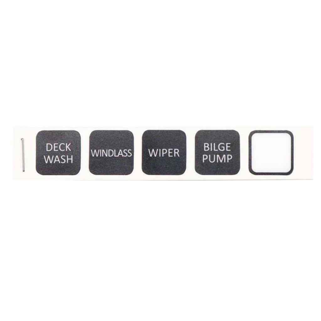 3-Way Bilge Pump Switch Panel (Automatic-Off-Manual) 12v w/ Alarm for Boat RV