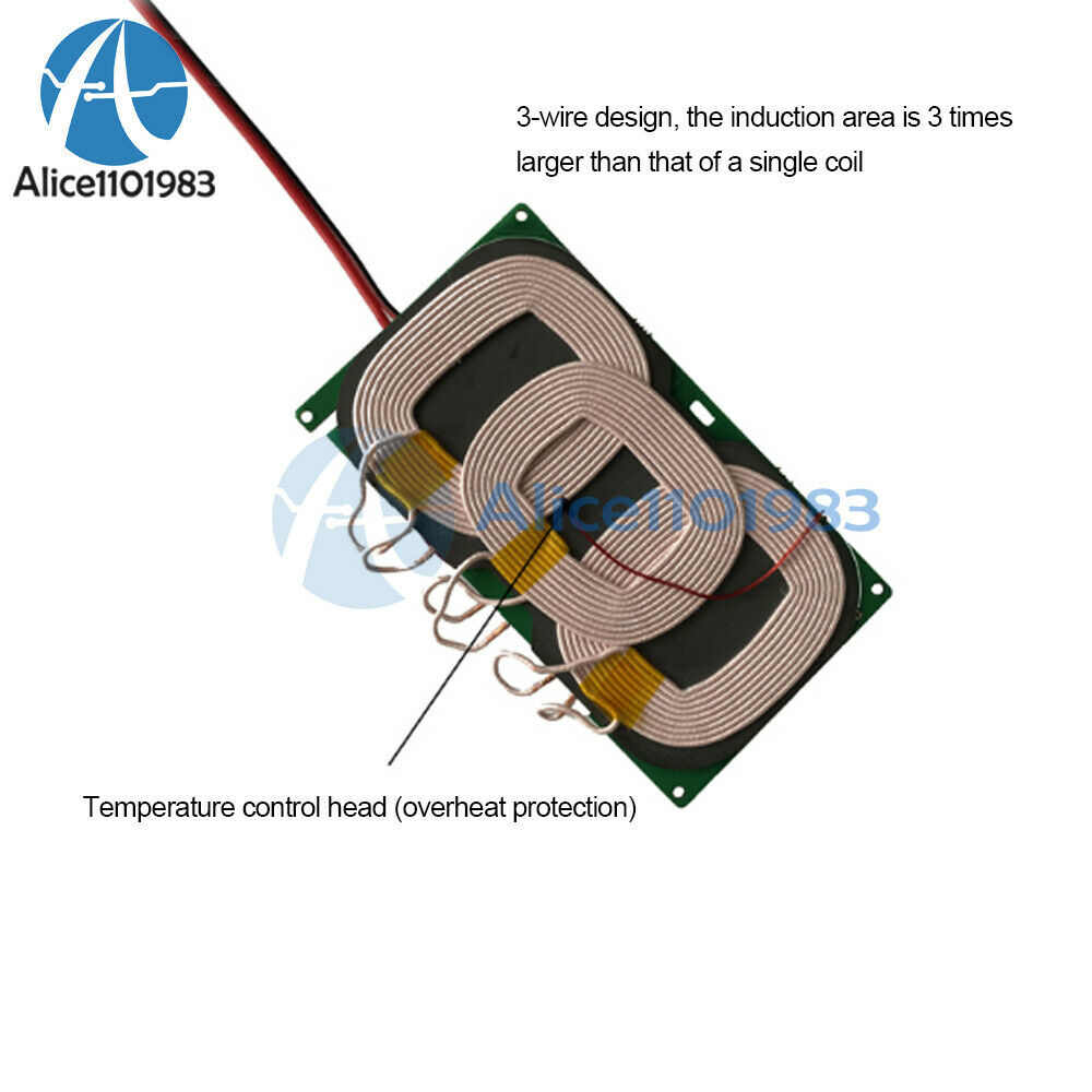 DC10V-24V 20W/15W/10W/7.5W/5W Automatic Recognition Fast Wireless Charger Module