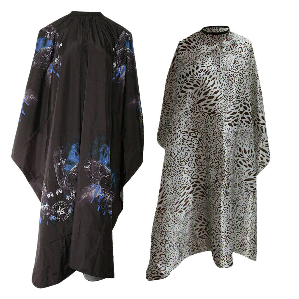 2 Pieces Washable Hair Cutting Capes Gowns Barber Shop Gown Cloth Apron