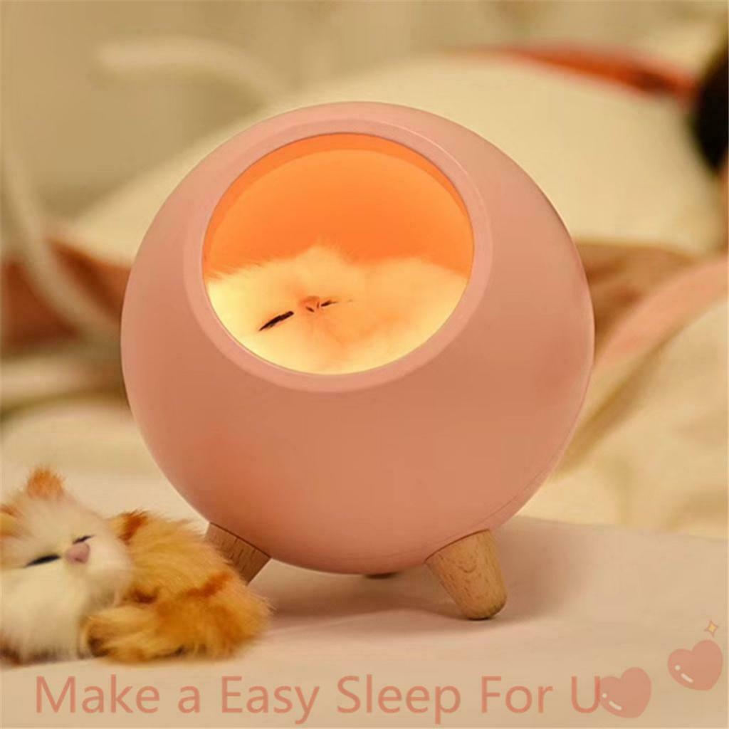Cat Pet House Ambience Lamp Cartoon LED Night Light USB Charging