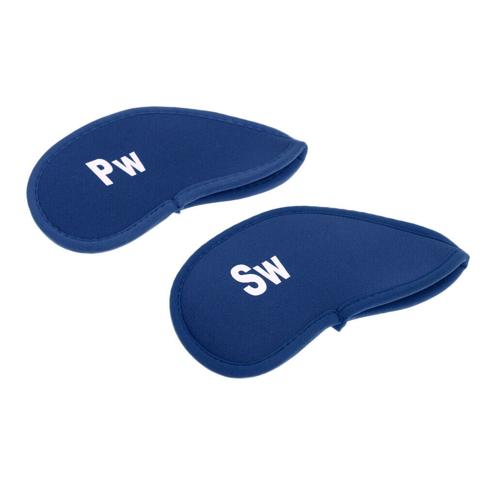 20 Pcs / Set Universal Neoprene Golf Club Protection Iron Head Cover Wedge Sock
