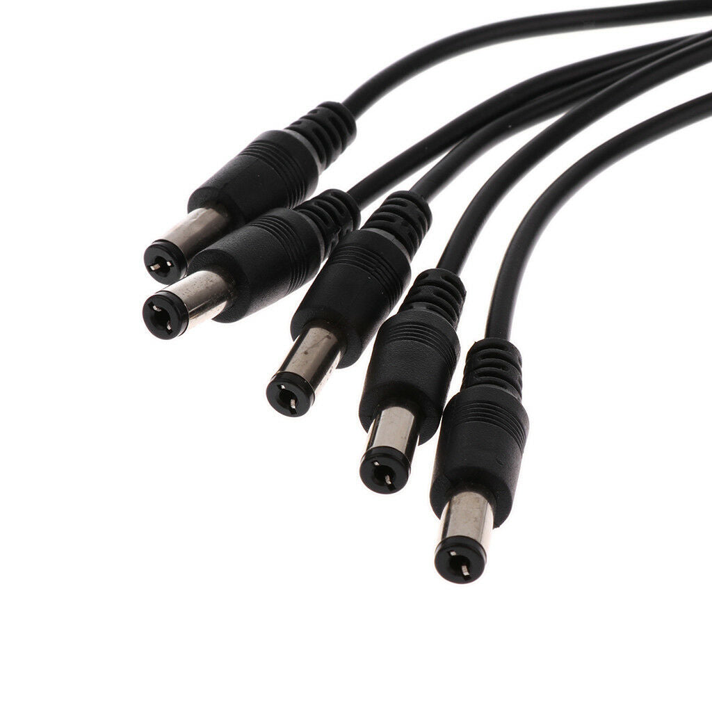 Durable DC 1 Female to 5 Male Output Power Splitter Cable Cord Y Adapter
