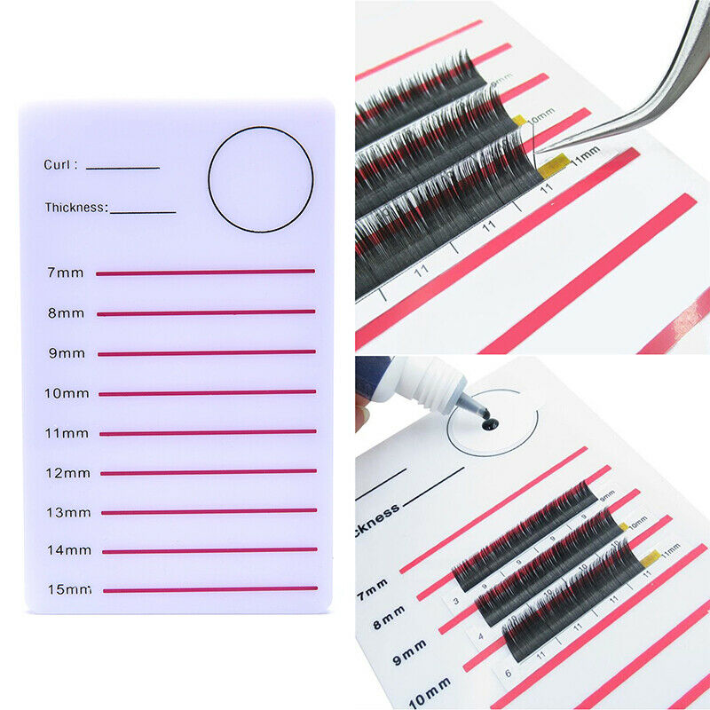 1Pcs Acrylic Eyelash Pad Lash Extension Glue Pallet Display Palette Makeu.l8