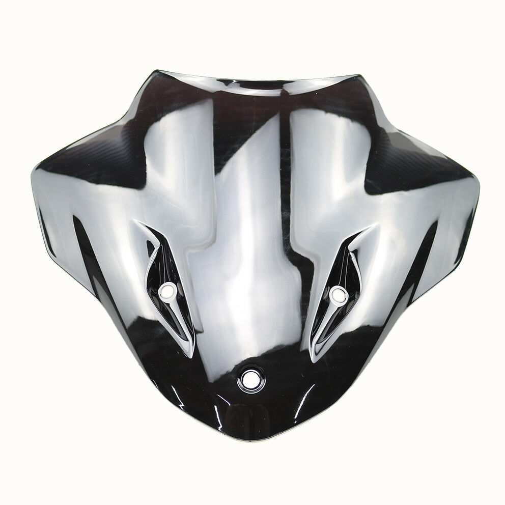 Black Motorcycle Windscreen Windshield for BMW S1000R Street Bike 2014-2016