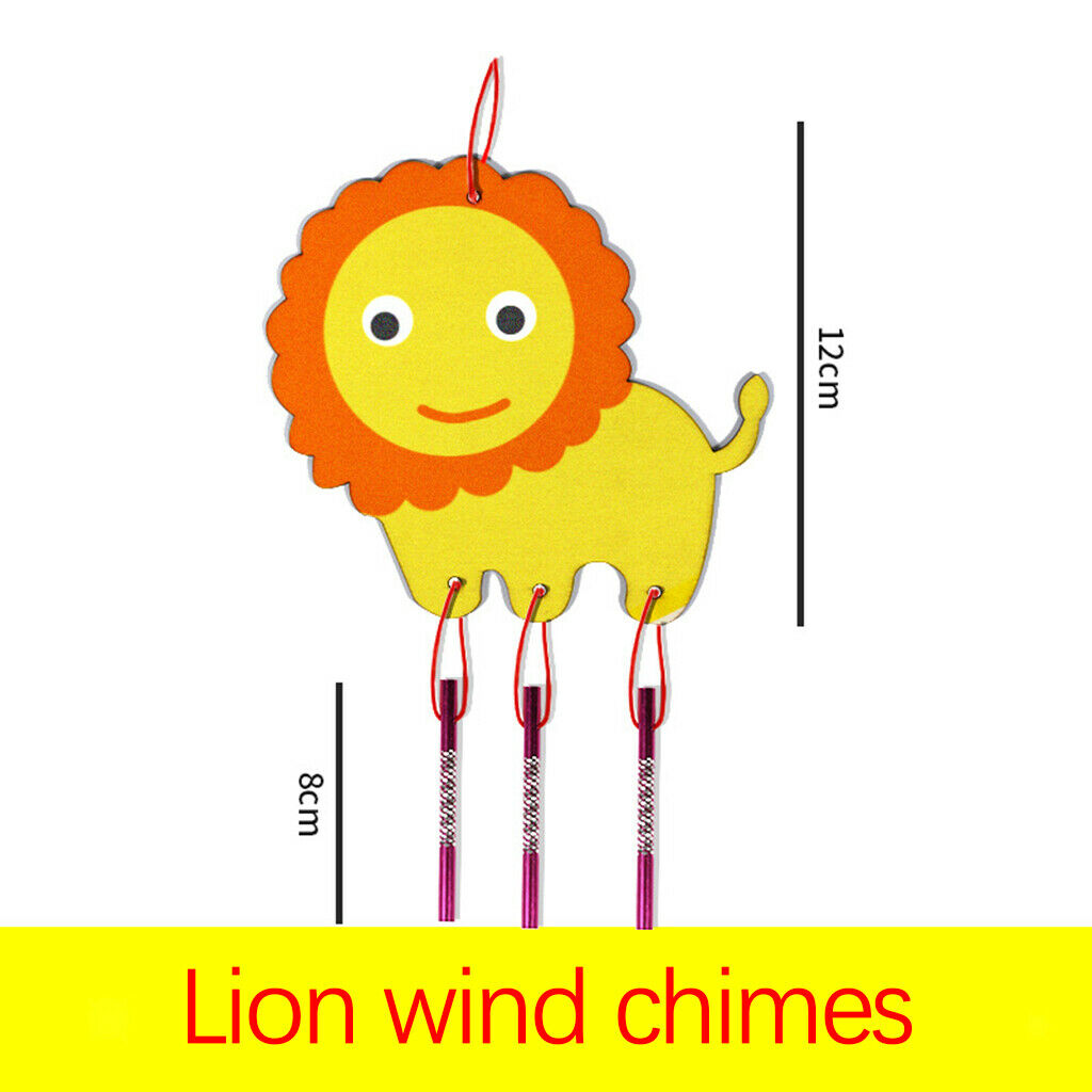12Pack DIY Wind Chime Creat & Paint Wooden Hanging Windchimes for Kids Gifts