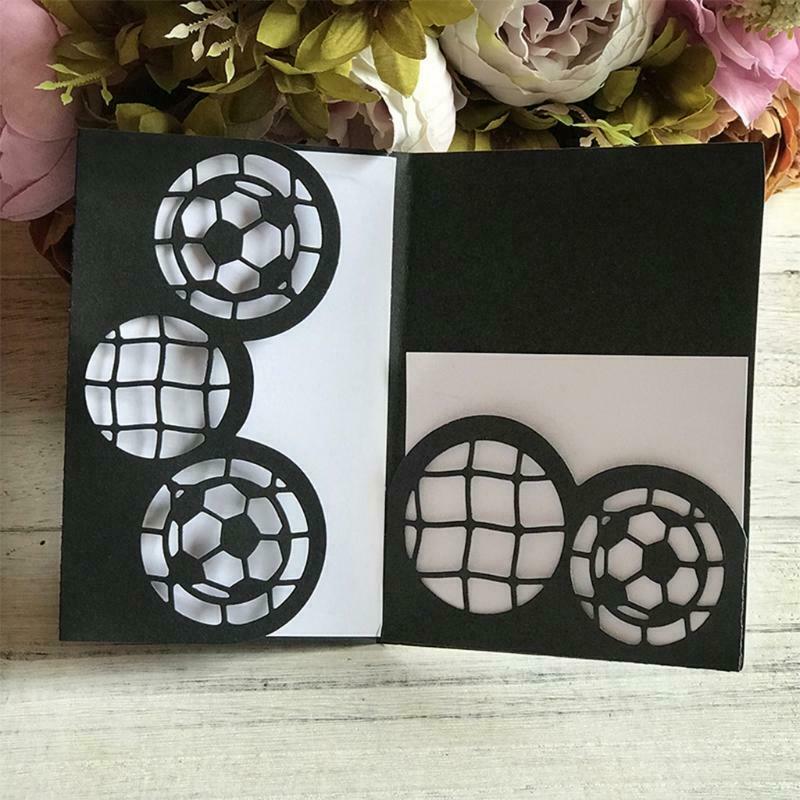 3 Football Birthday Wedding Card Carbon Steel Cutting Dies DIY Scrapbooking